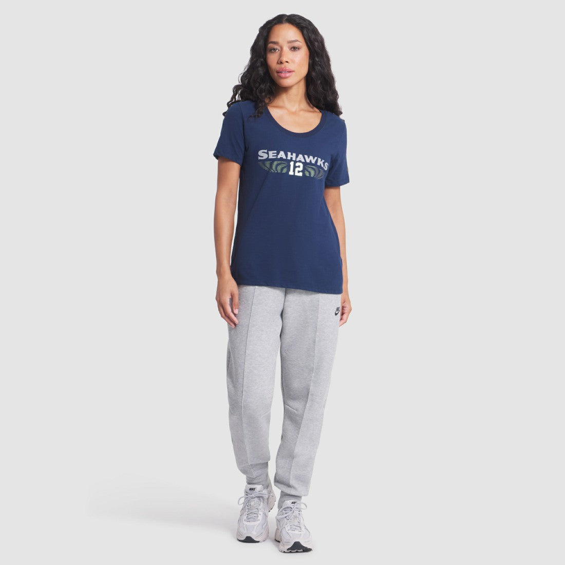 Seattle Seahawks Women's 2025 Rivalries Collection Slub Dri-FIT T-Shirt College Navy - Nike