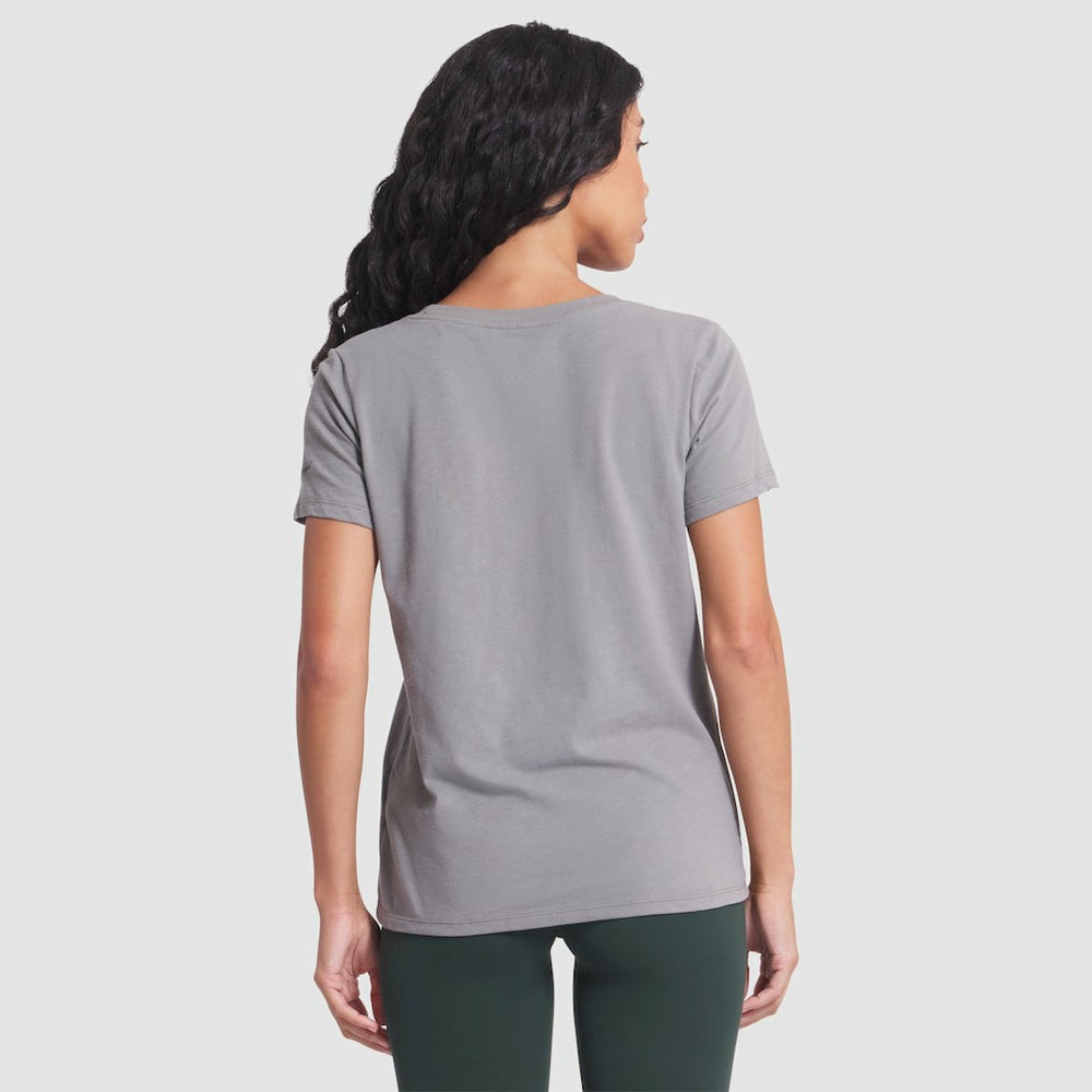 New York Jets Women's 2025 Rivalries Collection Slub Dri-FIT T-Shirt Iron Ore - Nike