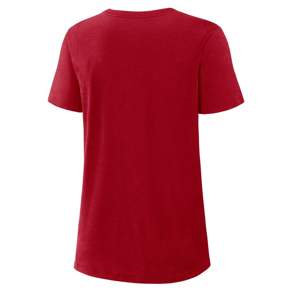 San Francisco 49ers Women's 2025 Rivalries Collection Slub Dri-FIT T-Shirt Scarlet - Nike