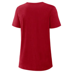 San Francisco 49ers Women's 2025 Rivalries Collection Slub Dri-FIT T-Shirt Scarlet - Nike