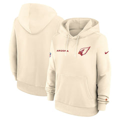 Arizona Cardinals Women's 2025 Rivalries Collection Standard Issue Sideline Dri-FIT Hoodie Natural - Nike