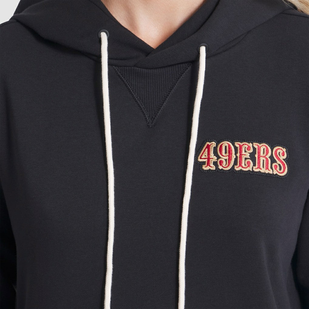 San Francisco 49ers Women's 2025 Rivalries Collection Standard Issue Sideline Dri-FIT Hoodie Black - Nike