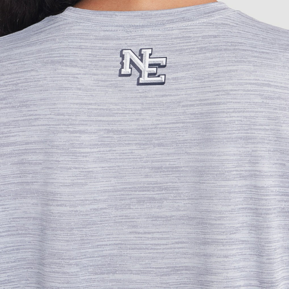 New England Patriots Women's 2025 Rivalries Collection Sideline Velocity Dri-FIT T-Shirt Silver - Nike