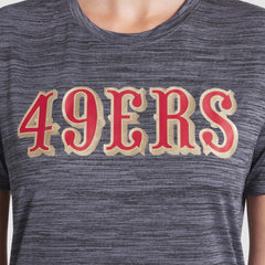 San Francisco 49ers Women's 2025 Rivalries Collection Sideline Velocity Dri-FIT T-Shirt Heather Charcoal - Nike