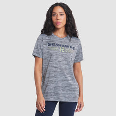 Seattle Seahawks Women's 2025 Rivalries Collection Sideline Velocity Dri-FIT T-Shirt Wolf Gray - Nike