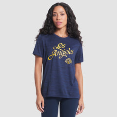 Los Angeles Rams Women's 2025 Rivalries Collection Sideline Velocity Dri-FIT T-Shirt Midnight Blue - Nike