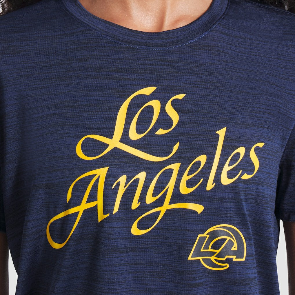 Los Angeles Rams Women's 2025 Rivalries Collection Sideline Velocity Dri-FIT T-Shirt Midnight Blue - Nike