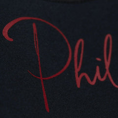 Philadelphia Phillies Mitchell & Ness Women's Cooperstown Collection Blocked Fleece Pullover Sweatshirt- Burgundy/Black Near Me