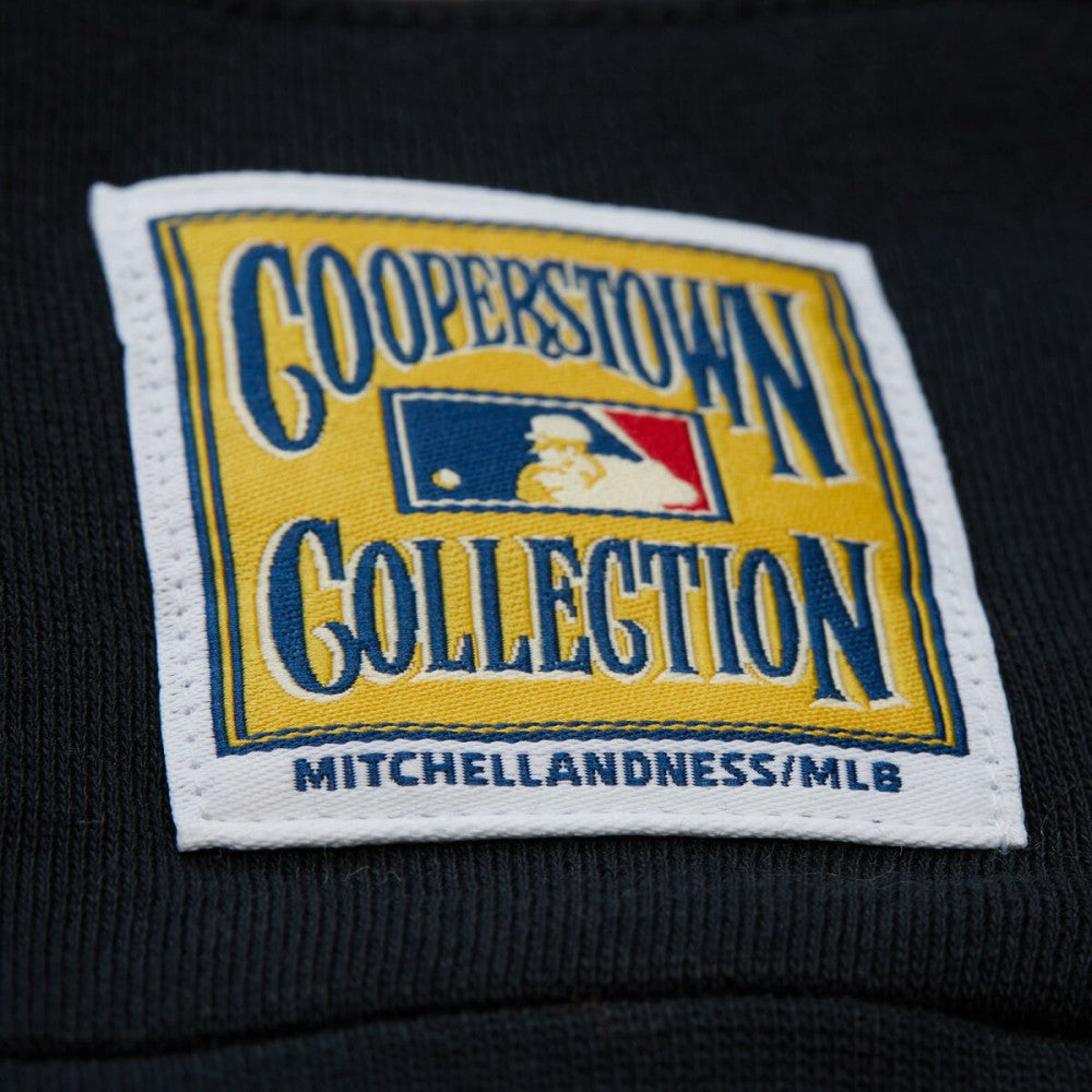 Los Angeles Dodgers Mitchell & Ness Women's Cooperstown Collection Blocked Fleece Pullover Sweatshirt- Gray/Black Sale