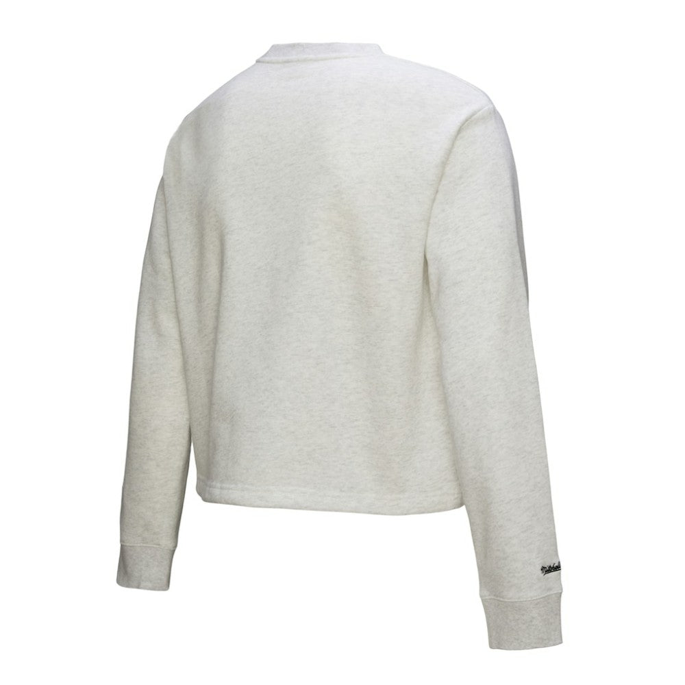 Los Angeles Dodgers Mitchell & Ness Women's Cropped Toggle Pullover Sweatshirt for sale