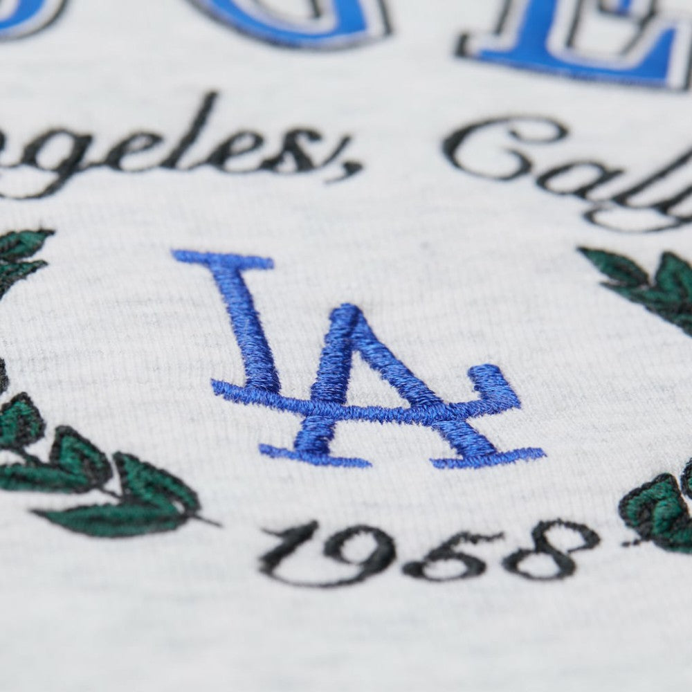 Los Angeles Dodgers Mitchell & Ness Women's Cropped Toggle Pullover Sweatshirt for sale