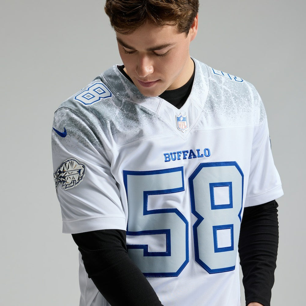 Matt Milano Buffalo Bills 2025 Rivalries Collection Limited Jersey White - Nike