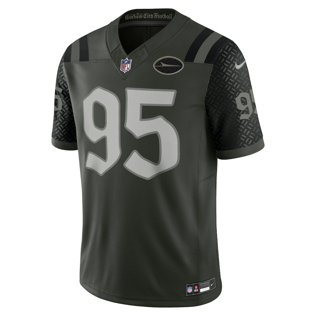 Quinnen Williams New York Jets 2025 Rivalries Collection Limited Jersey Gotham Green - Nike