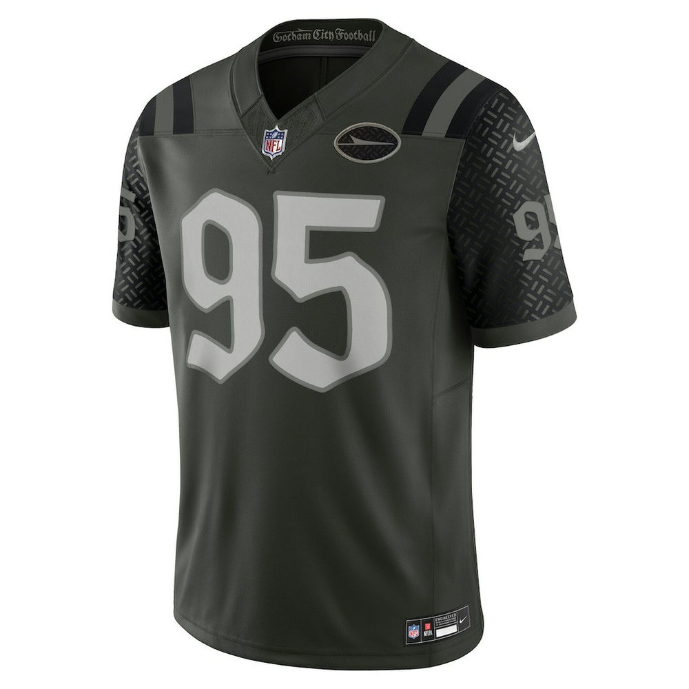 Quinnen Williams New York Jets 2025 Rivalries Collection Limited Jersey Gotham Green - Nike