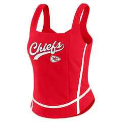 Kansas City Chiefs WEAR by Erin Andrews Women's Square Neck Tank Top Red - NFL