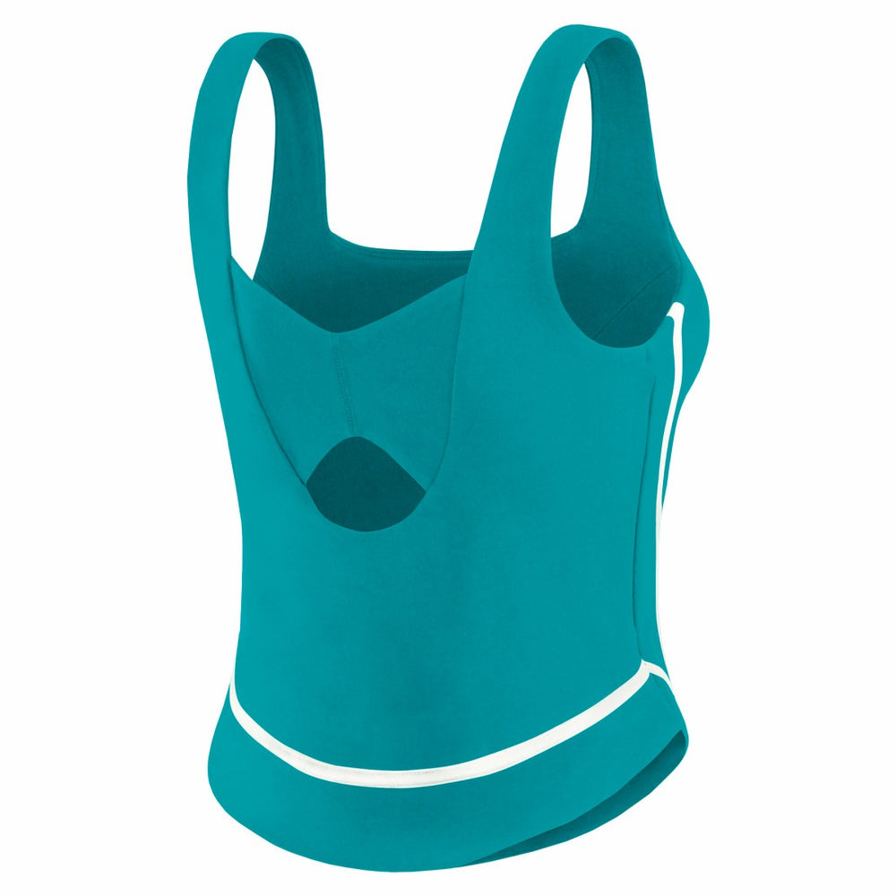 Miami Dolphins WEAR by Erin Andrews Women's Square Neck Tank Top Aqua - NFL
