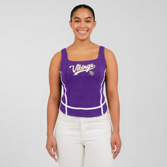 Minnesota Vikings WEAR by Erin Andrews Women's Square Neck Tank Top Purple - NFL