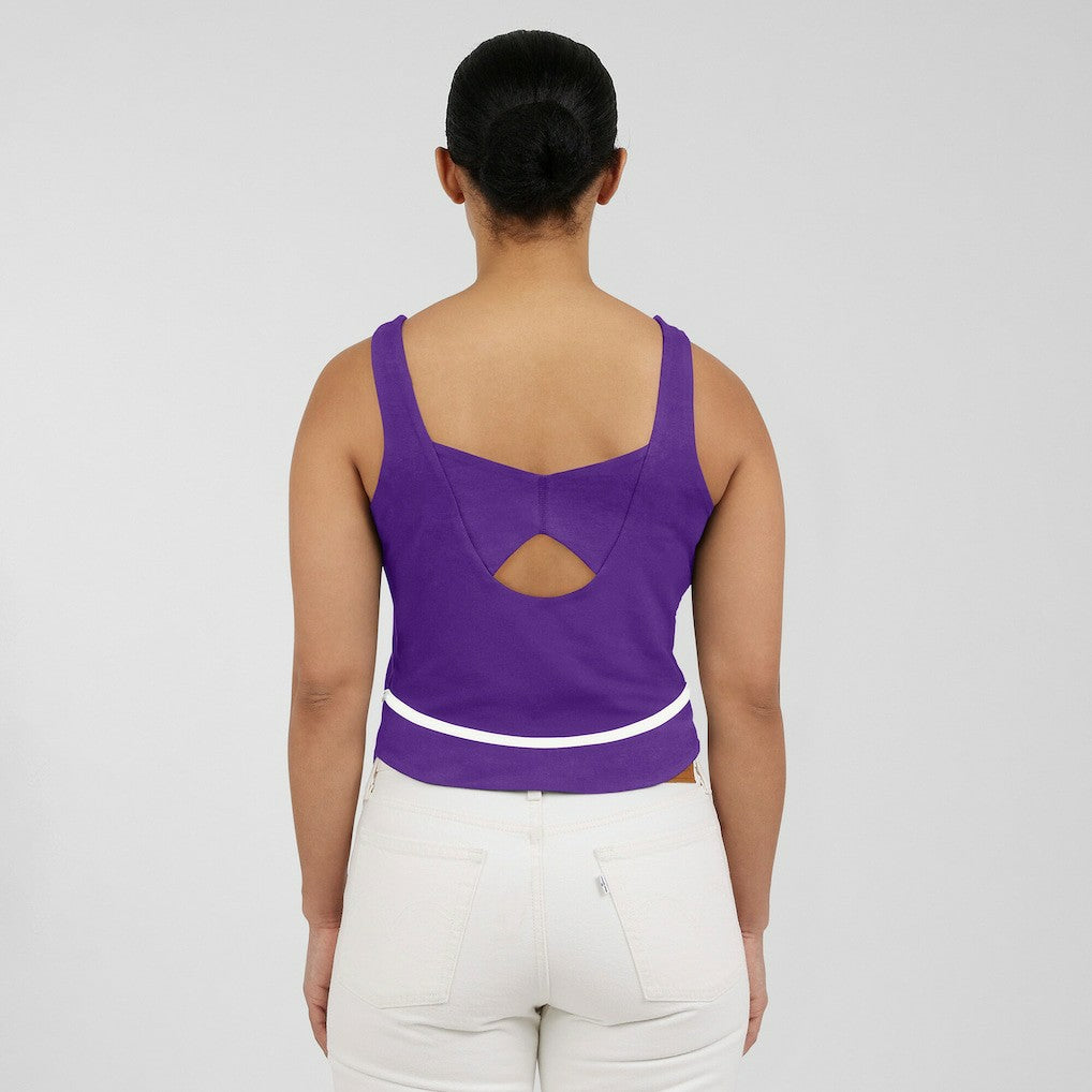 Minnesota Vikings WEAR by Erin Andrews Women's Square Neck Tank Top Purple - NFL