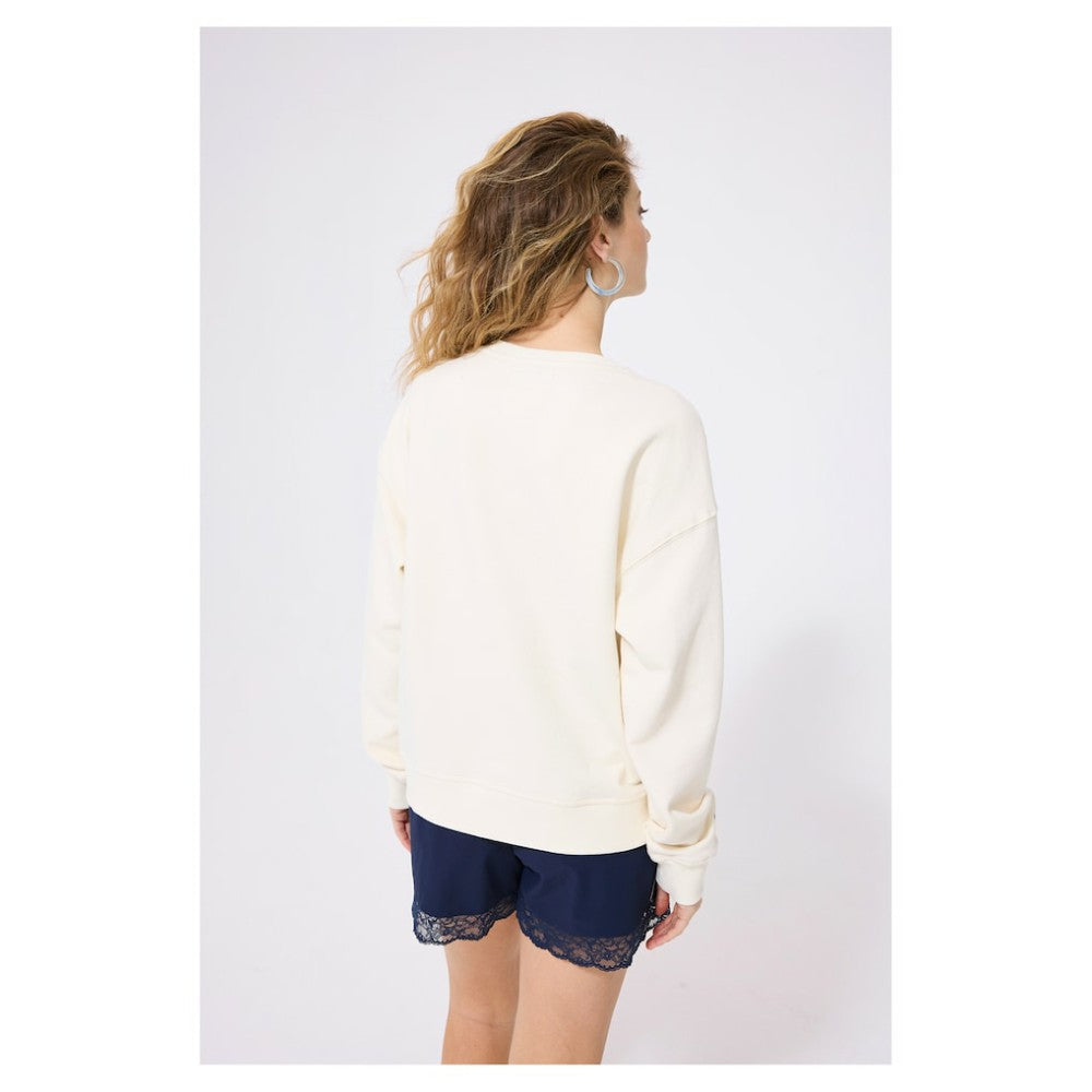 Chicago Cubs Terez Women's Technicolor  Oversized Pullover Sweatshirt Online