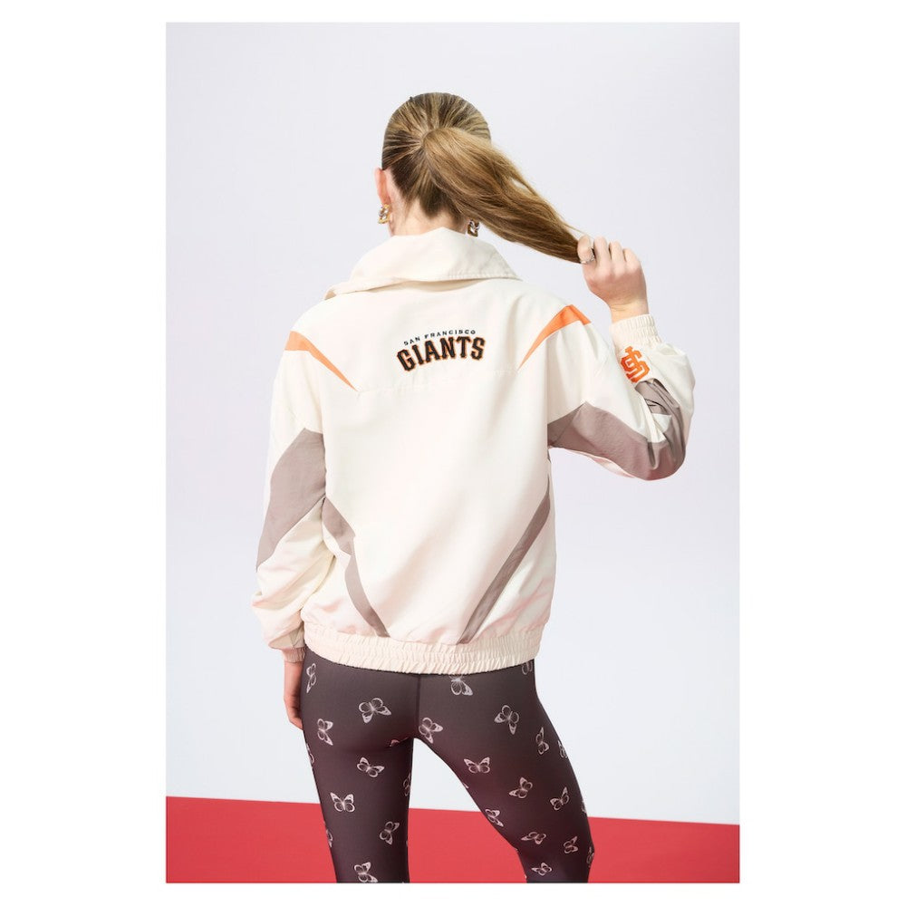 San Francisco Giants Terez Women's Ripstop Chevron Quarter-Zip Pullover Online