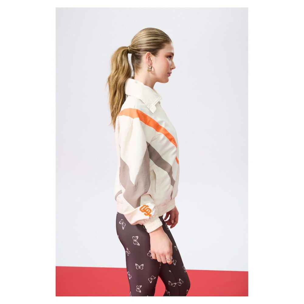 San Francisco Giants Terez Women's Ripstop Chevron Quarter-Zip Pullover Online