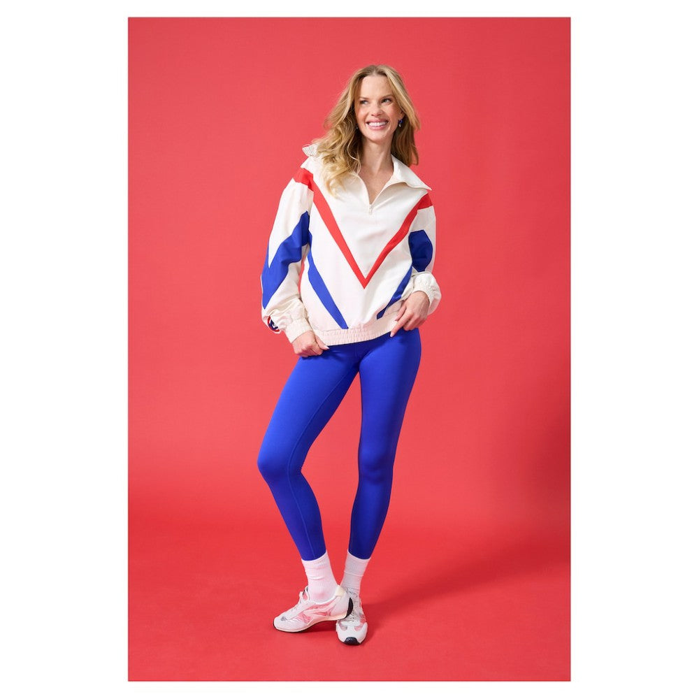Chicago Cubs Terez Women's Ripstop Chevron Quarter-Zip Pullover Near Me