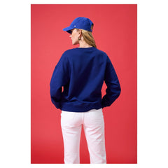 Chicago Cubs Terez Women's Oversized Gemstone Logo Sweatshirt Clearance