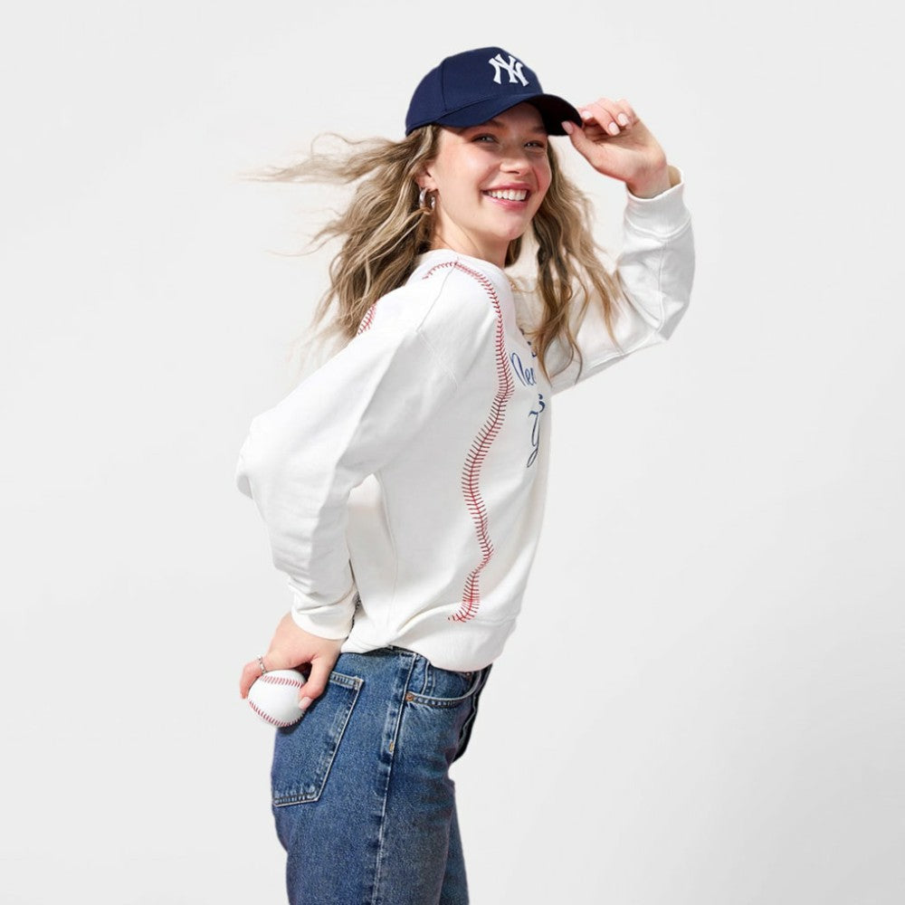 New York Yankees Terez Women's Baseball Stitch Pullover Sweatshirt for sale