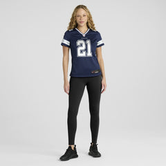 Deion Sanders Dallas Cowboys Women's Team Retired Player Game Jersey Navy - Nike