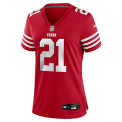 Deion Sanders San Francisco 49ers Women's Retired Player Game Jersey Scarlet - Nike