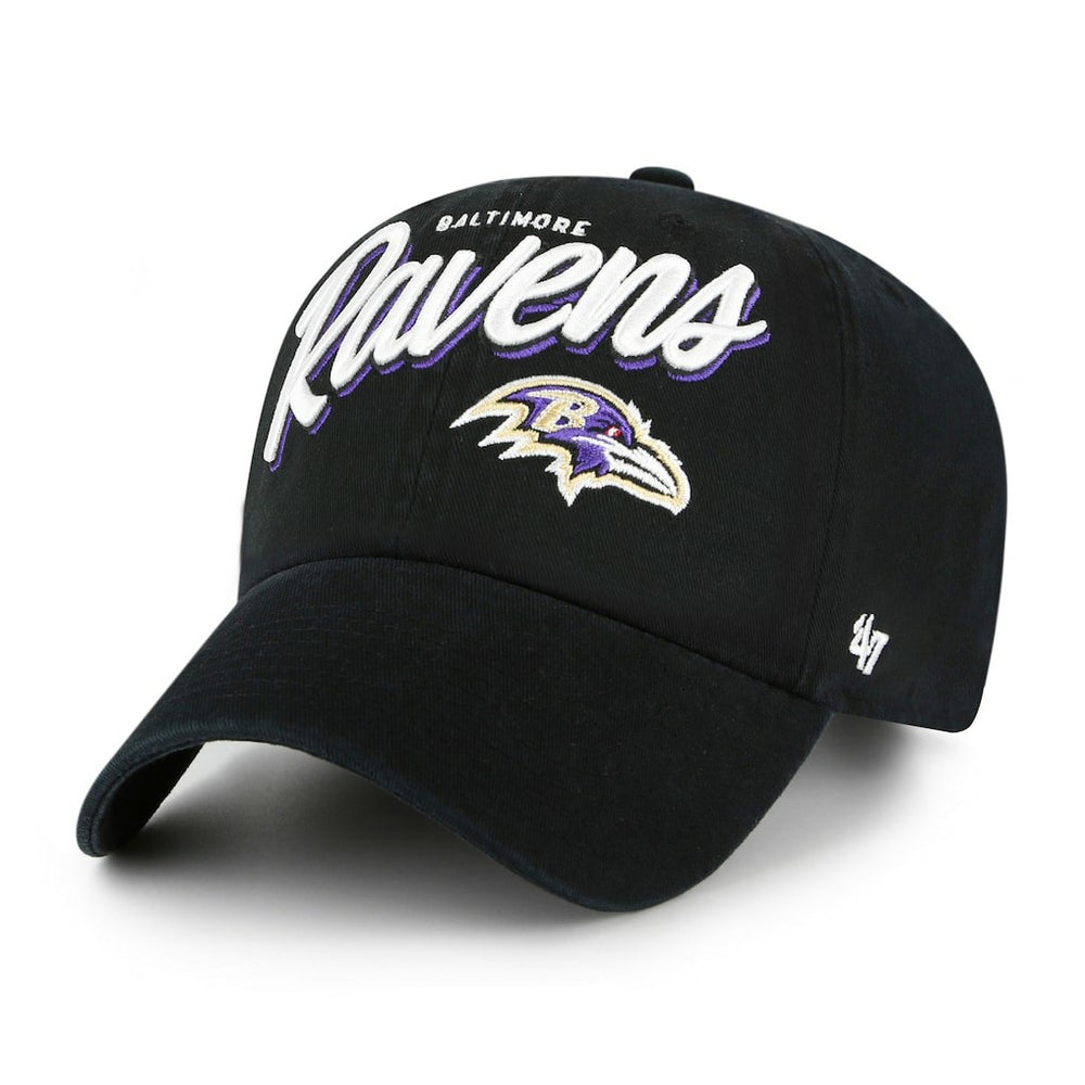 Baltimore Ravens '47 Women's Ariana Clean Up Adjustable Hat Black - 47 brand