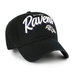Baltimore Ravens '47 Women's Ariana Clean Up Adjustable Hat Black - 47 brand