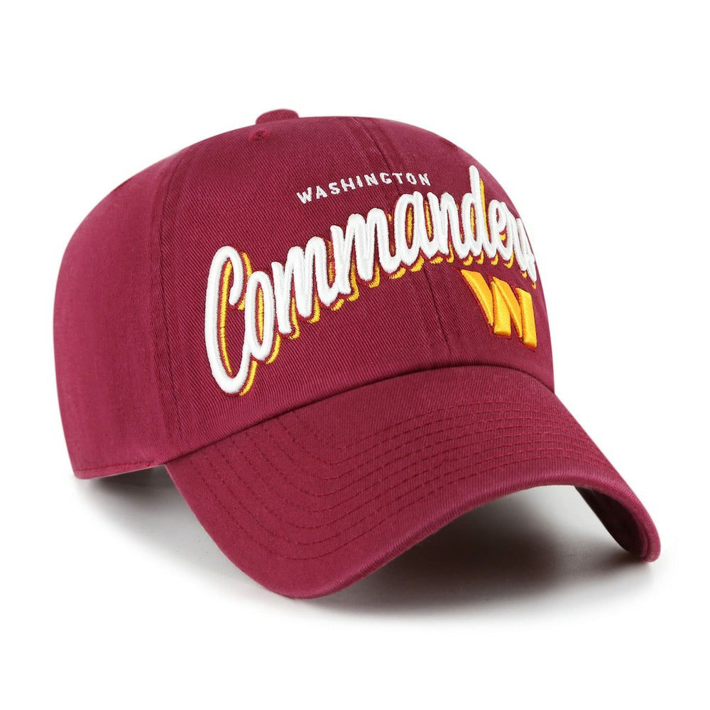 Washington Commanders '47 Women's Ariana Clean Up Adjustable Hat Burgundy - 47 brand