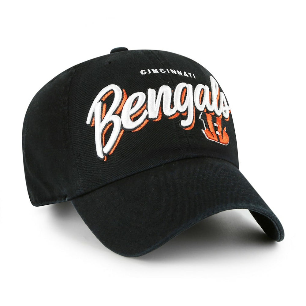 Cincinnati Bengals '47 Women's Ariana Clean Up Adjustable Hat Black - 47 brand