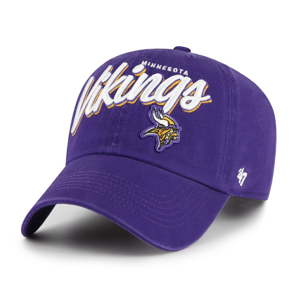 Minnesota Vikings '47 Women's Ariana Clean Up Adjustable Hat Purple - 47 brand