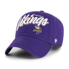 Minnesota Vikings '47 Women's Ariana Clean Up Adjustable Hat Purple - 47 brand