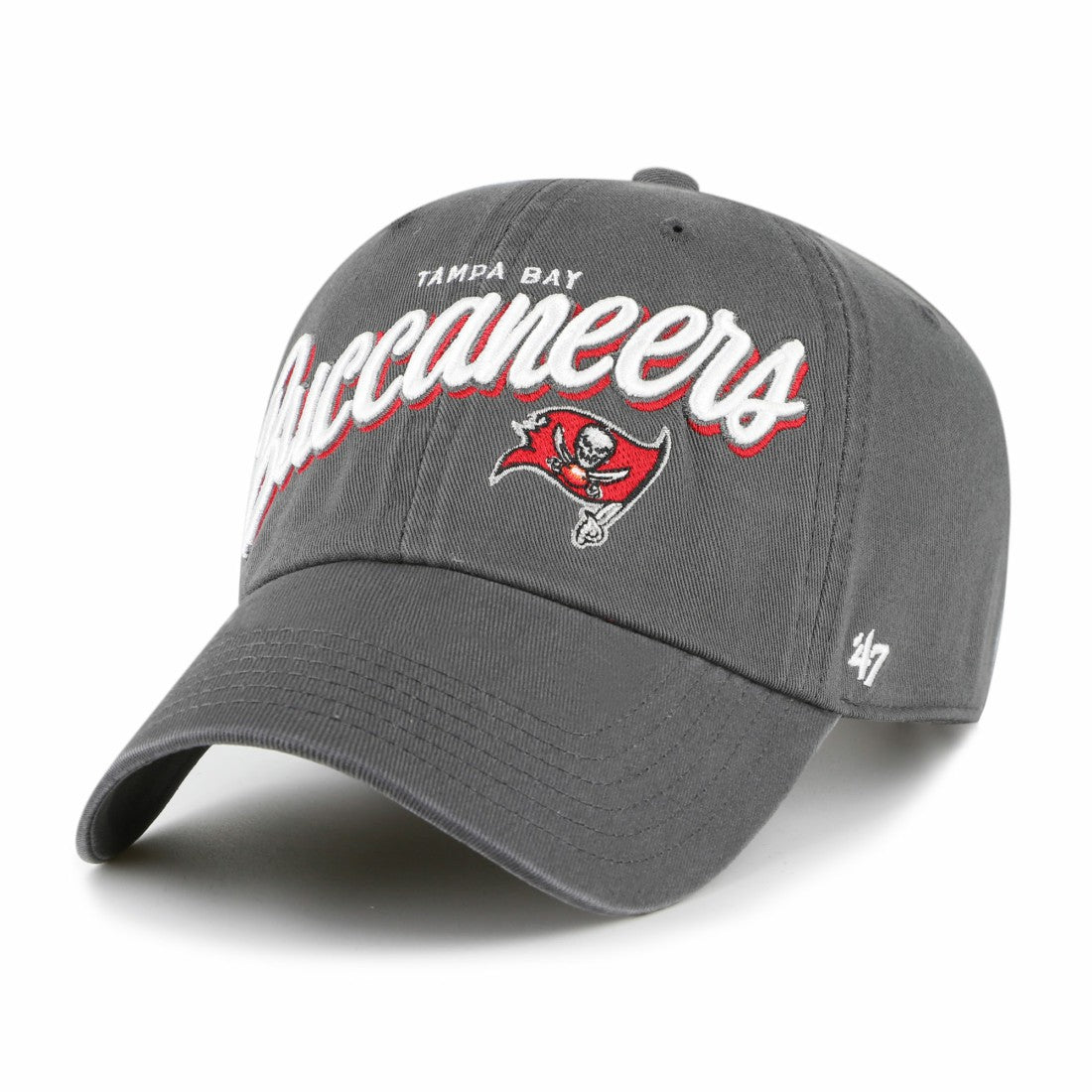 Tampa Bay Buccaneers '47 Women's Ariana Clean Up Adjustable Hat Graphite - 47 brand