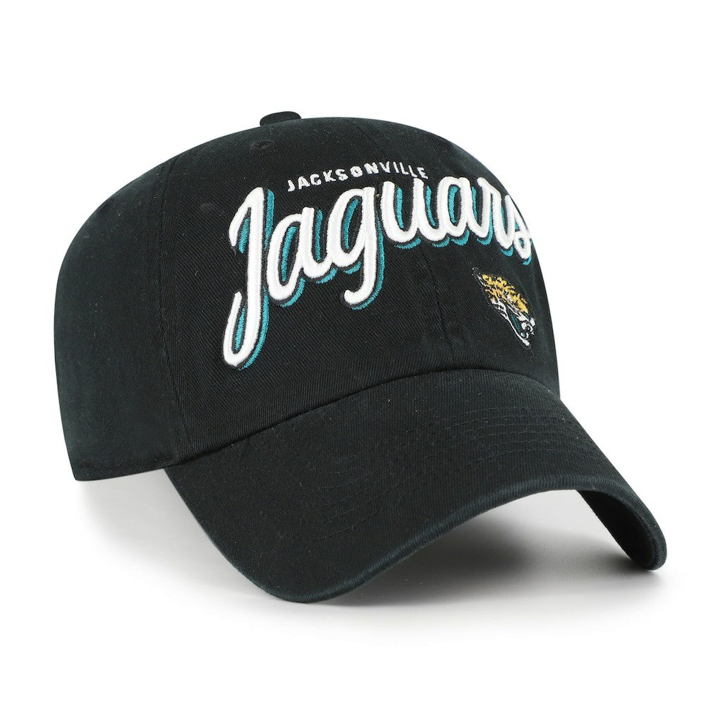 Jacksonville Jaguars '47 Women's Ariana Clean Up Adjustable Hat Black - 47 brand