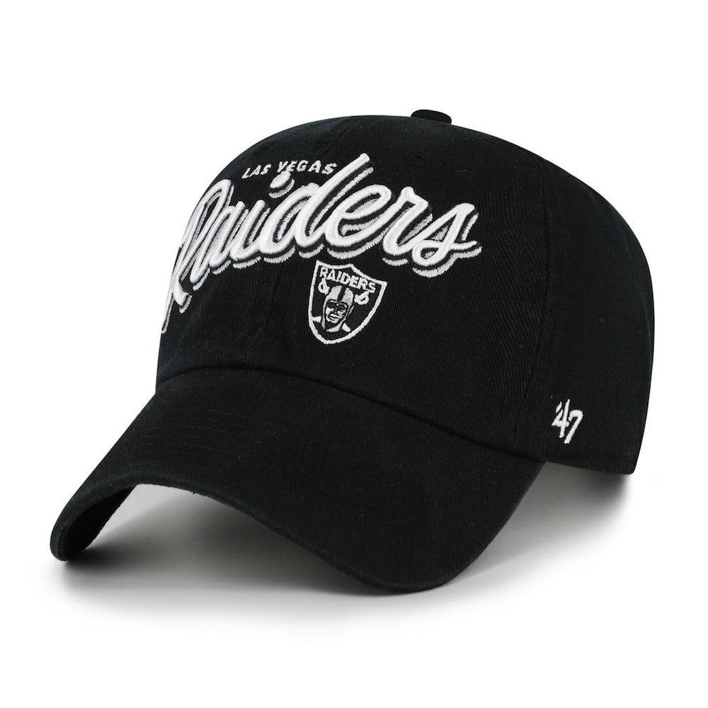 Las Vegas Raiders '47 Women's Ariana Clean Up Adjustable Hat Black - 47 brand