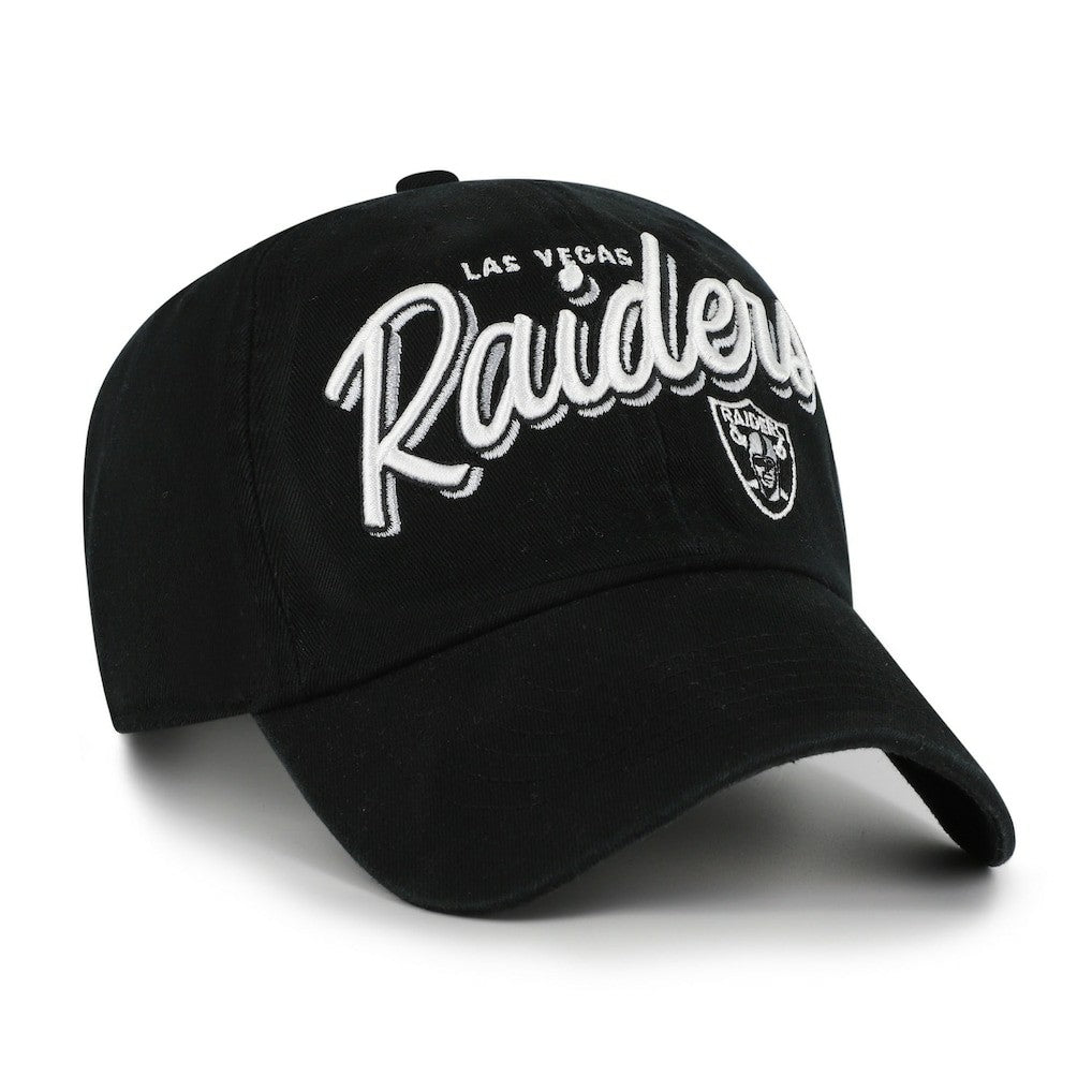 Las Vegas Raiders '47 Women's Ariana Clean Up Adjustable Hat Black - 47 brand