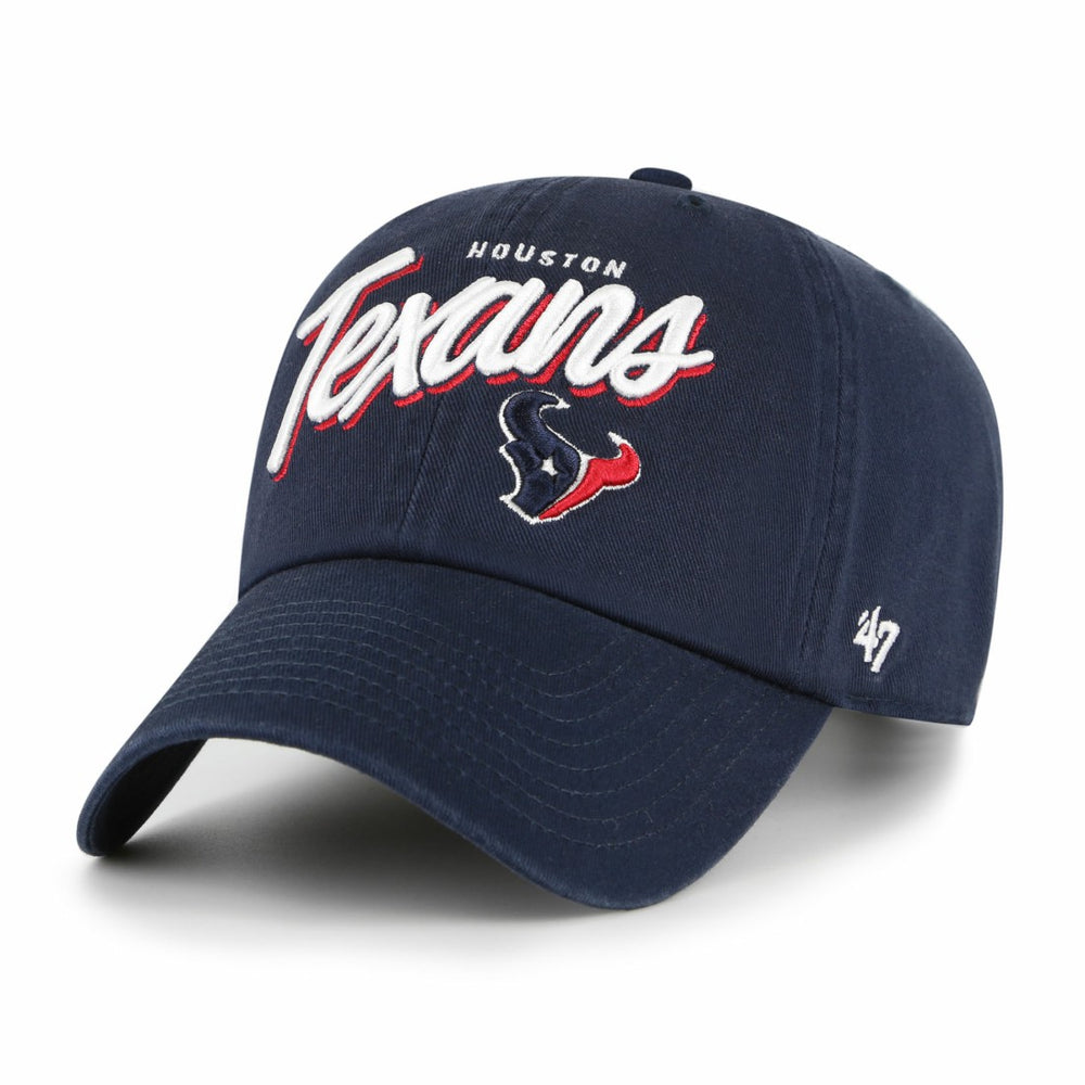 Houston Texans '47 Women's Ariana Clean Up Adjustable Hat Navy - 47 brand