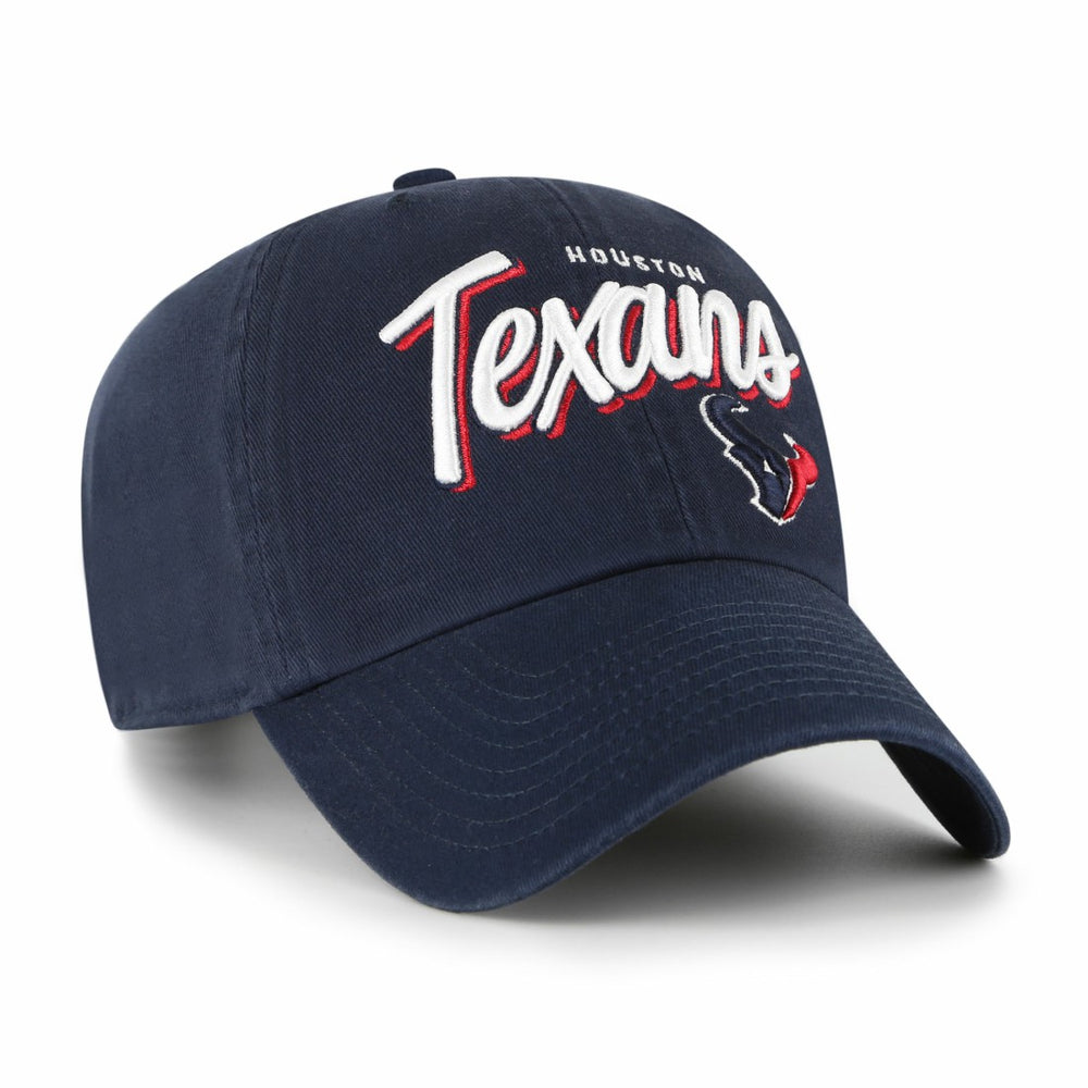 Houston Texans '47 Women's Ariana Clean Up Adjustable Hat Navy - 47 brand