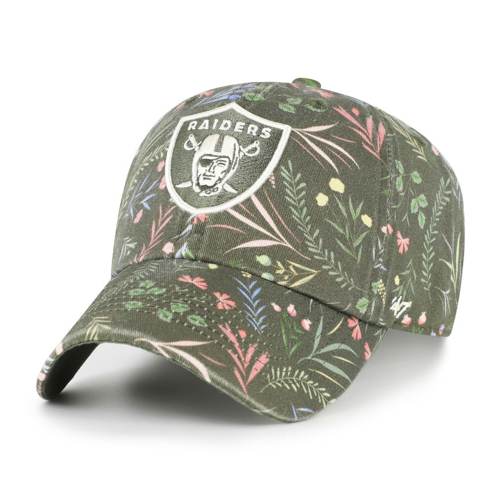 Las Vegas Raiders '47 Women's Verbena Clean Up Adjustable Hat Green - 47 brand