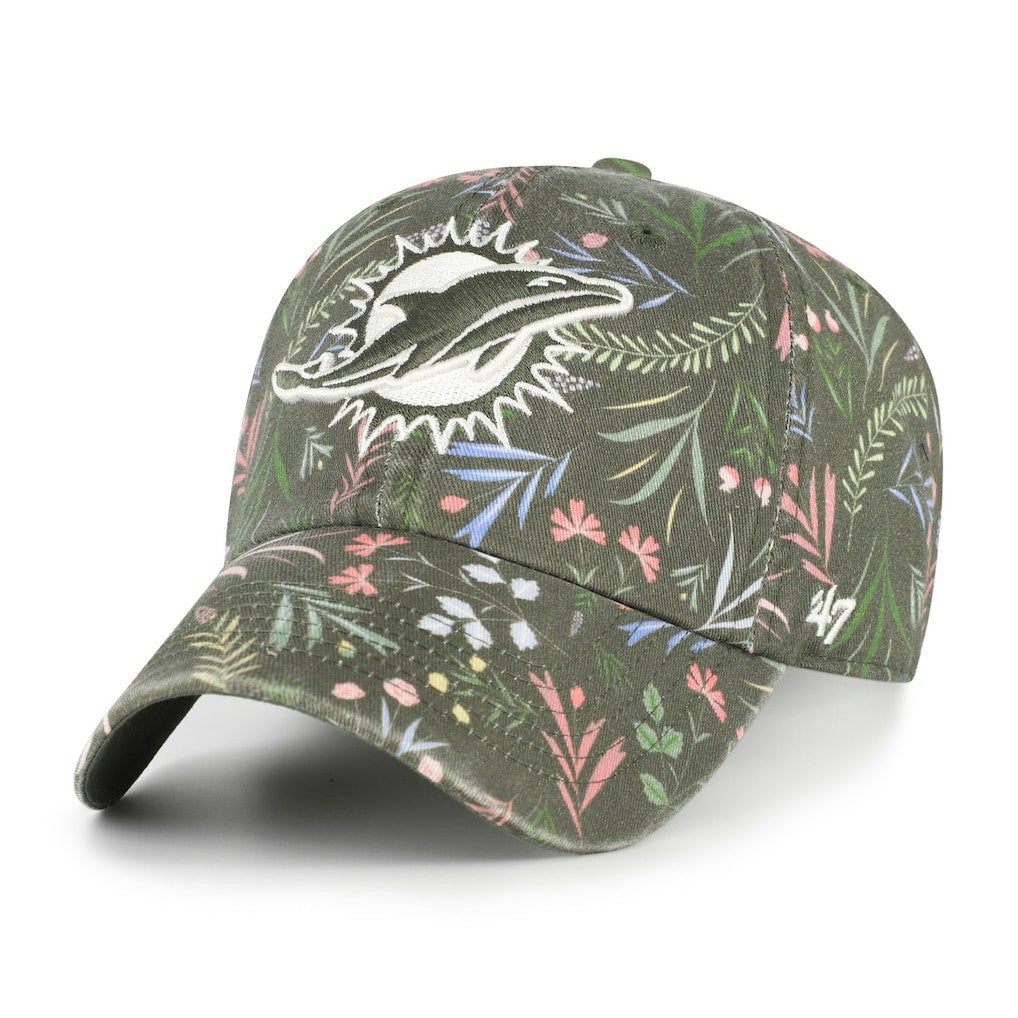 Miami Dolphins '47 Women's Verbena Clean Up Adjustable Hat Green - 47 brand