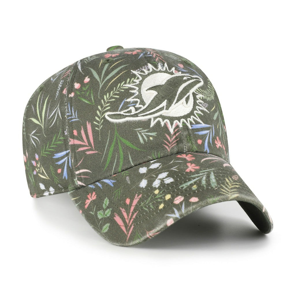 Miami Dolphins '47 Women's Verbena Clean Up Adjustable Hat Green - 47 brand