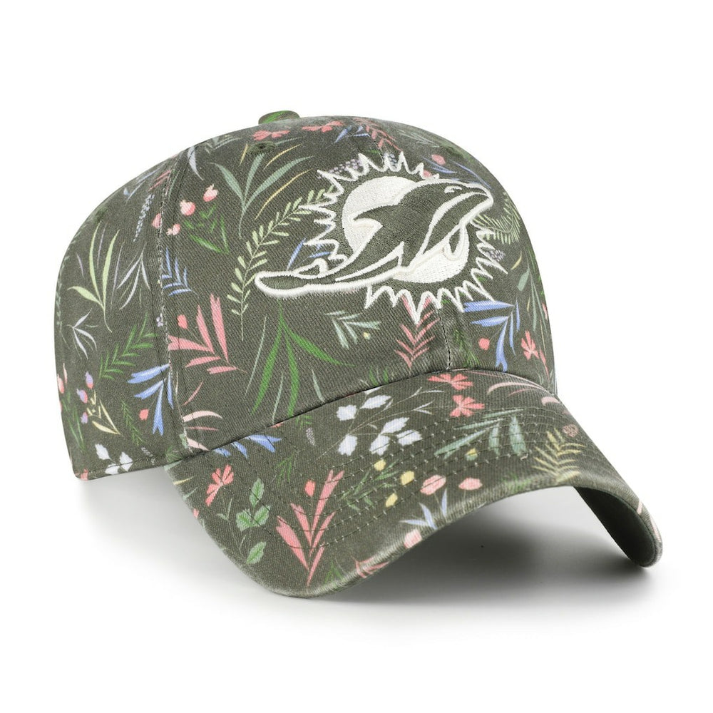 Miami Dolphins '47 Women's Verbena Clean Up Adjustable Hat Green - 47 brand