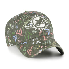 Miami Dolphins '47 Women's Verbena Clean Up Adjustable Hat Green - 47 brand