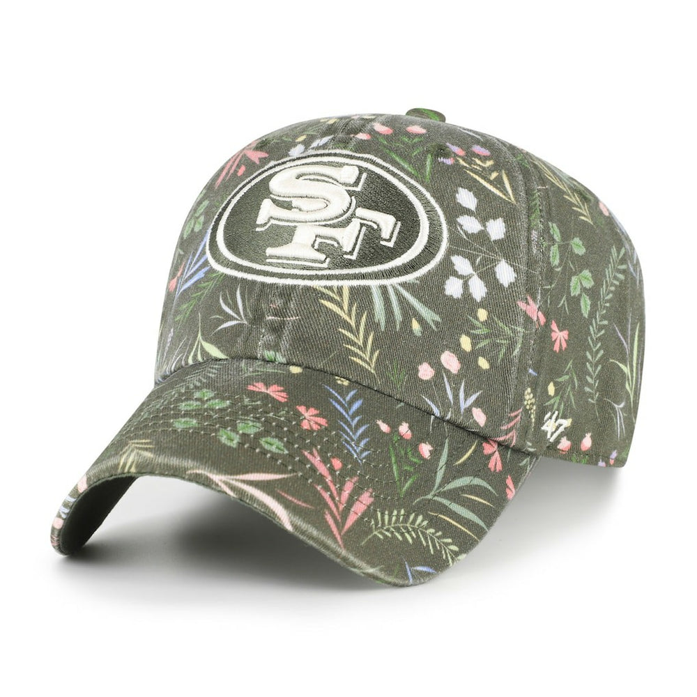 San Francisco 49ers '47 Women's Verbena Clean Up Adjustable Hat Green - 47 brand