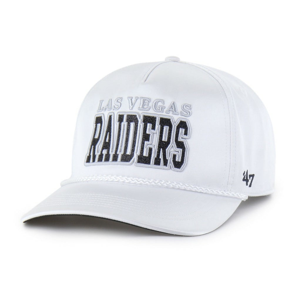 Las Vegas Raiders '47 Women's Outspoken Hitch Adjustable Hat White - 47 brand