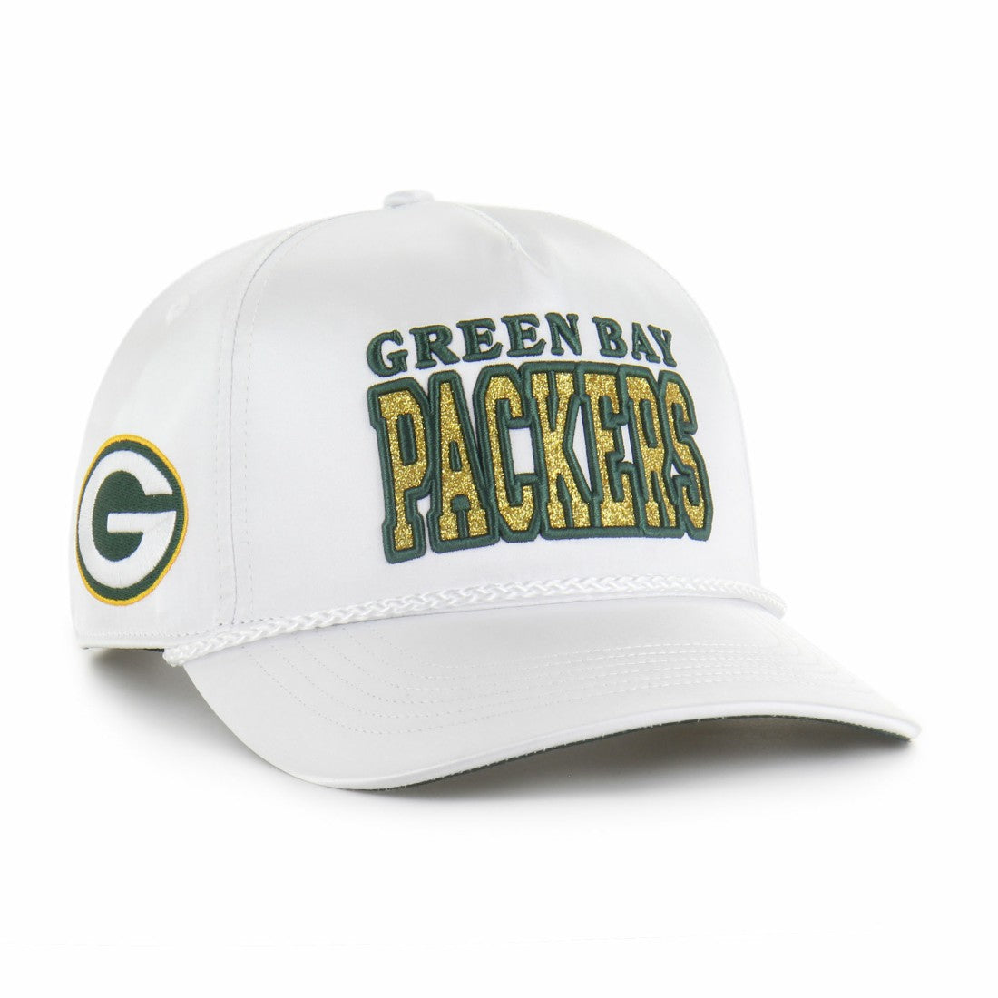 Green Bay Packers '47 Women's Outspoken Hitch Adjustable Hat White - 47 brand